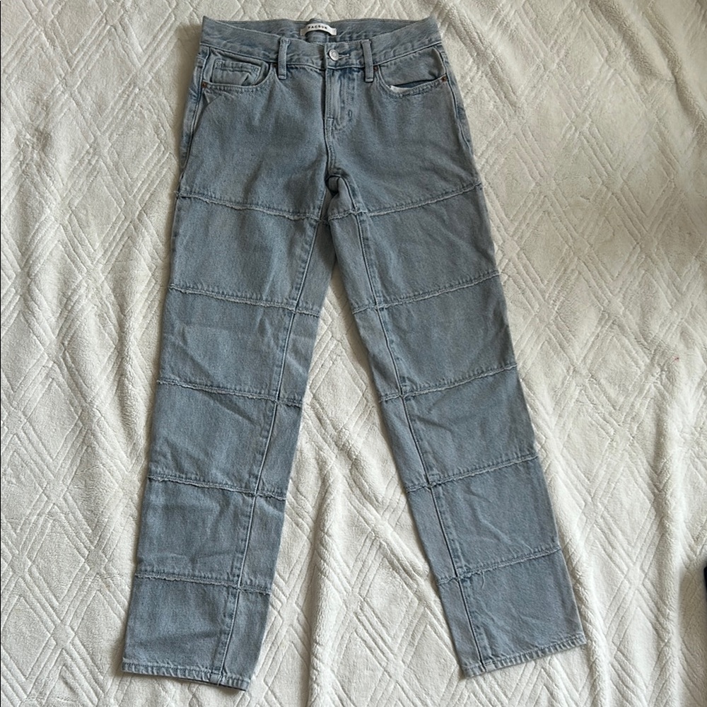 PacSun Low Rise Straight Leg light blue Denim Jeans